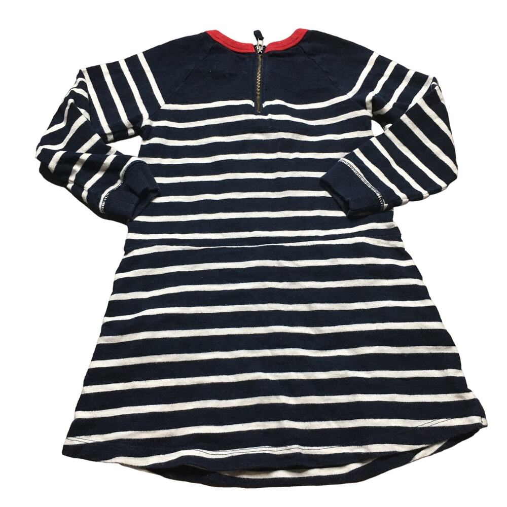Gap Disney Toddler Girl Sweater Dress Minnie Mouse Stripes Long Sleeve Navy 4T